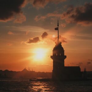 uskudar, sea, sunset, turkey, coast, nature, maiden's tower, historical place, turkey, turkey, turkey, turkey, turkey